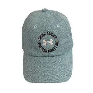 New Under Armour Youth Baseball Cap Blue 1990s Logo Adjustable Hat‎